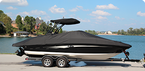 Westland Exact Fit Boat Cover on Sea Ray with Wake Tower